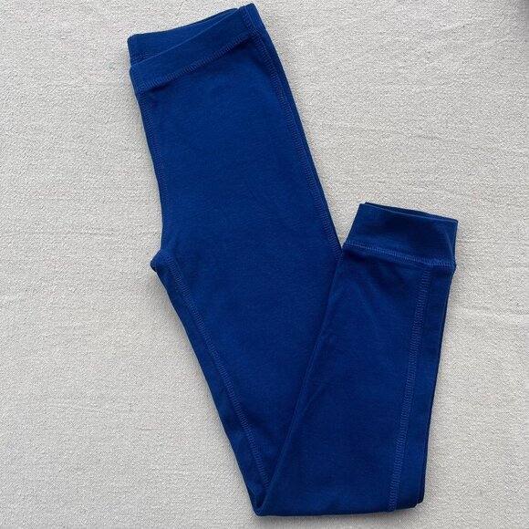 Primary Organic Long-Sleeve PJ Top & Pants, "Cobalt" Color, Size 6-7, EUC - Picture 6 of 13